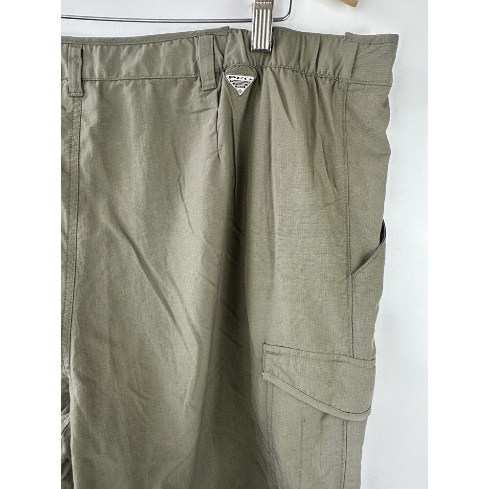 Columbia Women's Aruba III Convertible Pant Green UPF Zip Off Shorts Size XL - Picture 7 of 12